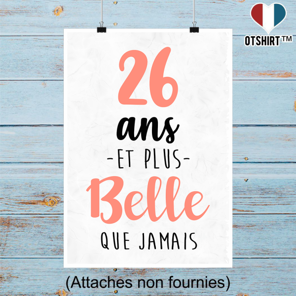 Affiche 26 ans et plus belle que jamais