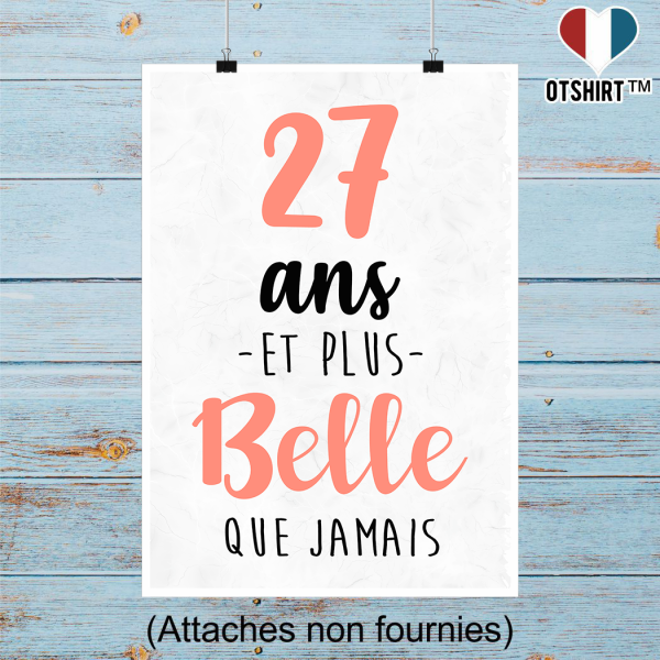 Affiche 27 ans et plus belle que jamais