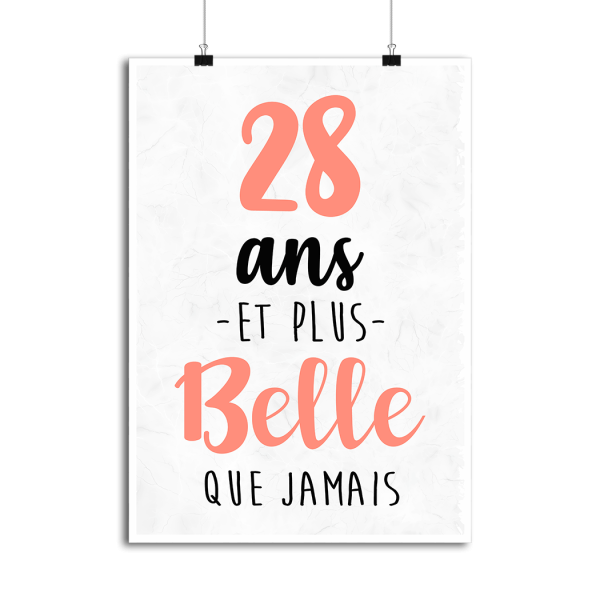 Affiche 28 ans et plus belle que jamais