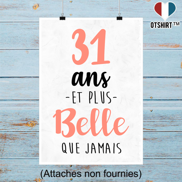 Affiche 31 ans et plus belle que jamais