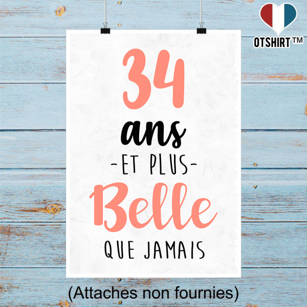 Affiche 34 ans et plus belle que jamais