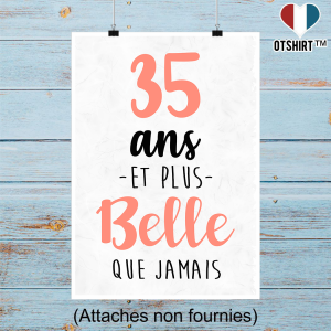 Affiche 35 ans et plus belle que jamais