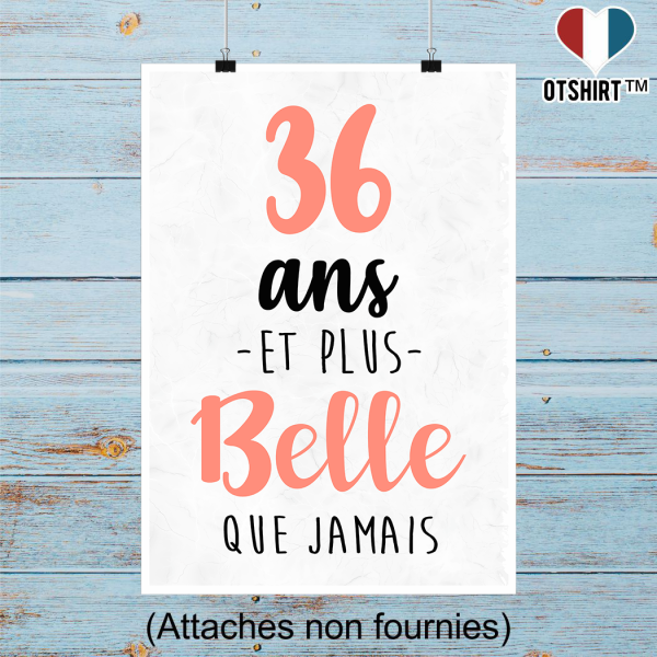 Affiche 36 ans et plus belle que jamais