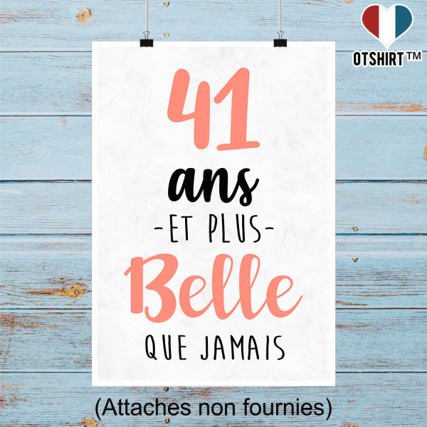 Affiche 41 ans et plus belle que jamais