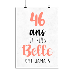 Affiche 46 ans et plus belle que jamais Affiche 46 ans et plus belle que jamais