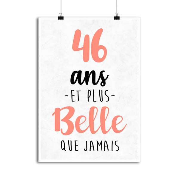 Affiche 46 ans et plus belle que jamais