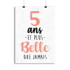 Affiche 5 ans et plus belle que jamais