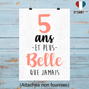 Affiche 5 ans et plus belle que jamais Affiche 5 ans et plus belle que jamais