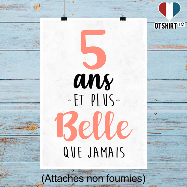 Affiche 5 ans et plus belle que jamais