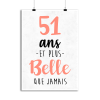 Affiche 51 ans et plus belle que jamais