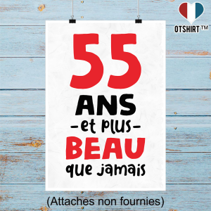 Affiche 55 ans et plus beau 1 Affiche 55 ans et plus beau 2