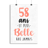 Affiche 58 ans et plus belle que jamais