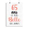 Affiche 65 ans et plus belle que jamais