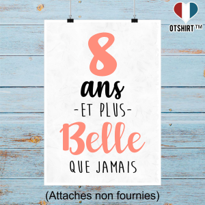 Affiche 8 ans et plus belle que jamais Affiche 8 ans et plus belle que jamais
