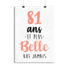 Affiche 81 ans et plus belle que jamais