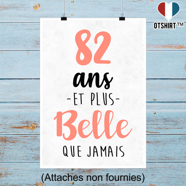 Affiche 82 ans et plus belle que jamais