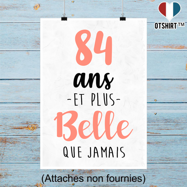 Affiche 84 ans et plus belle que jamais