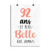 Affiche 92 ans et plus belle que jamais