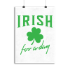 Affiche Irish for a day
