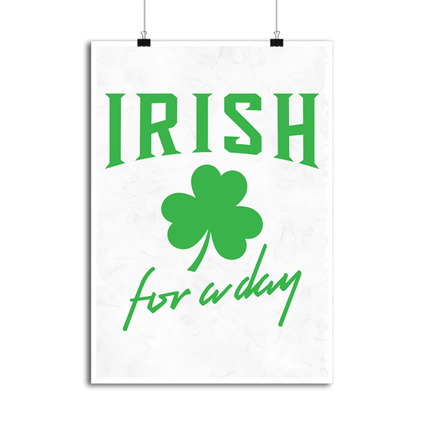 Affiche Irish for a day