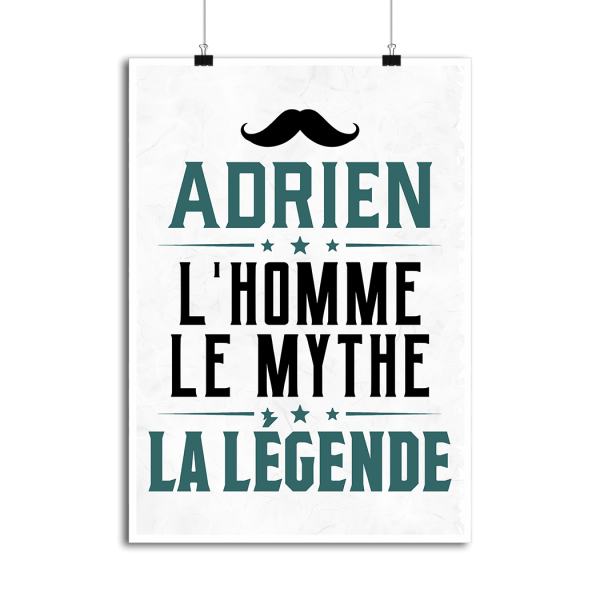 Affiche adrien l_homme le mythe la legende