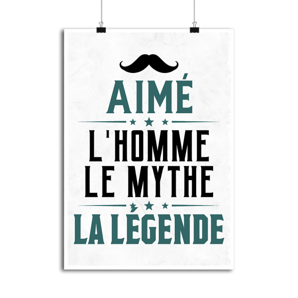 Affiche aime l_homme le mythe la legende