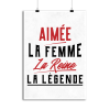 Affiche aimee la femme la reine la legende