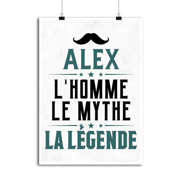 Affiche alex l_homme le mythe la legende