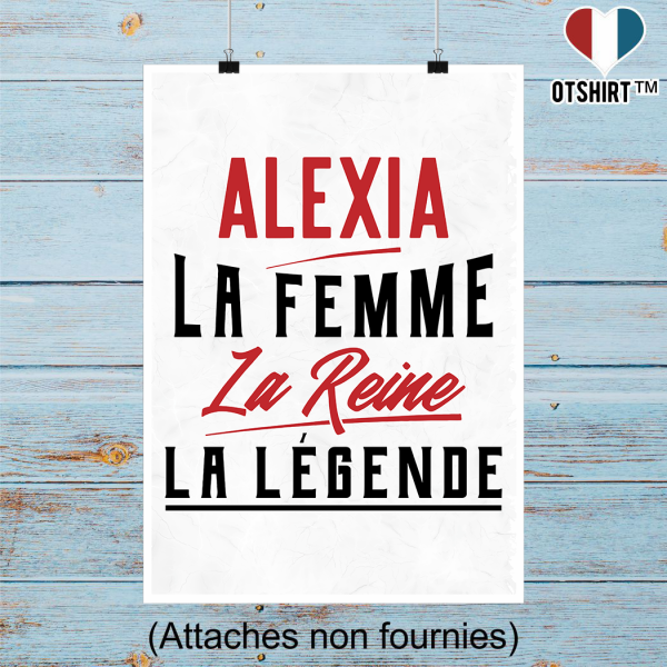 Affiche alexia la femme la reine la legende