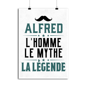 Affiche alfred l_homme le mythe la legende Affiche alfred l_homme le mythe la legende