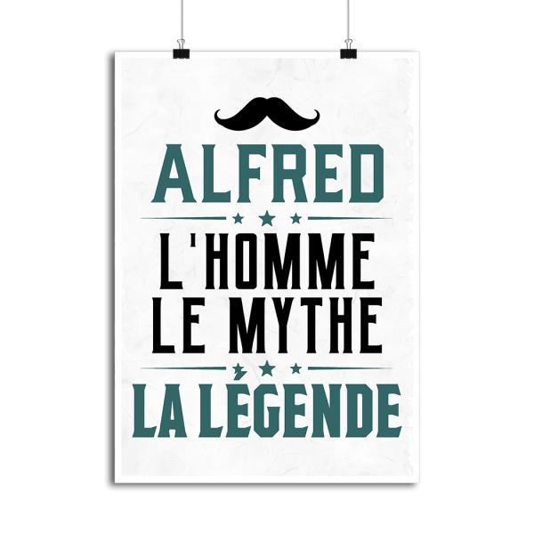 Affiche alfred l_homme le mythe la legende