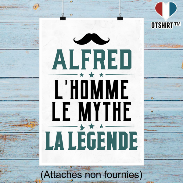 Affiche alfred l_homme le mythe la legende