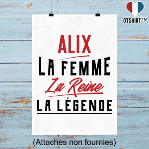 Affiche alix la femme la reine la legende
