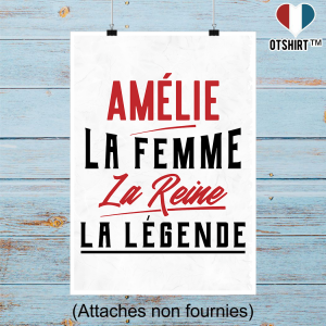 Affiche amelie la femme la reine la legende