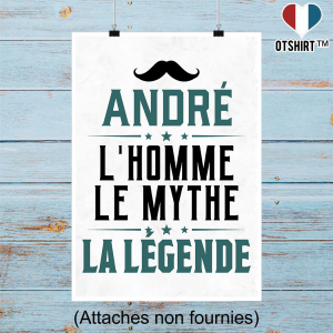 Affiche andre l_homme le mythe la legende
