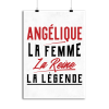 Affiche angelique la femme la reine la legende
