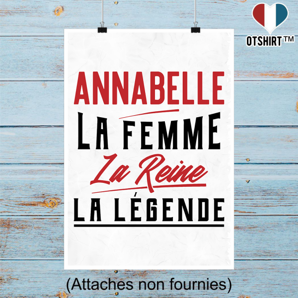 Affiche annabelle la femme la reine la legende