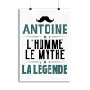 Affiche antoine l_homme le mythe la legende