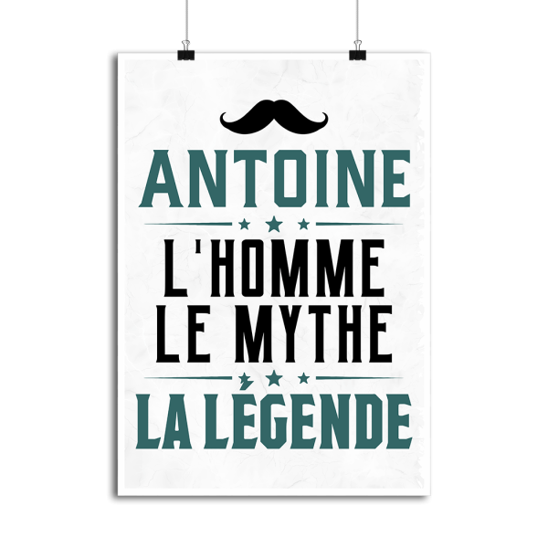 Affiche antoine l_homme le mythe la legende