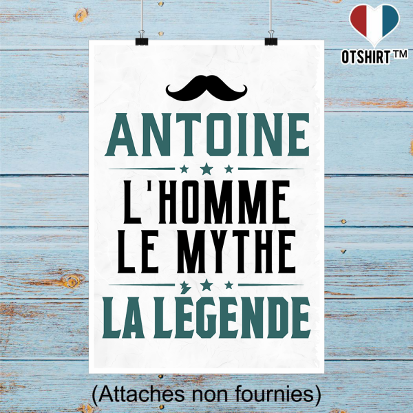 Affiche antoine l_homme le mythe la legende