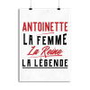 Affiche antoinette la femme la reine la legende