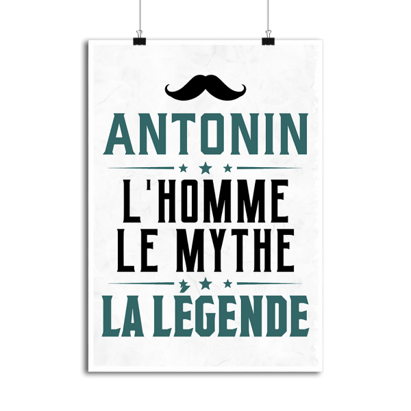 Affiche antonin l_homme le mythe la legende