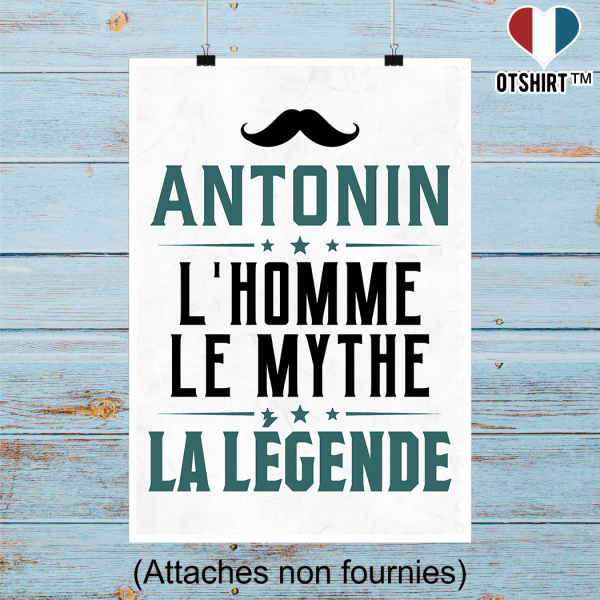 Affiche antonin l_homme le mythe la legende