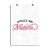 Affiche appelez moi madame