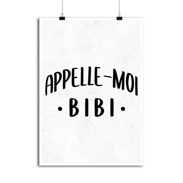 Affiche appelle moi bibi