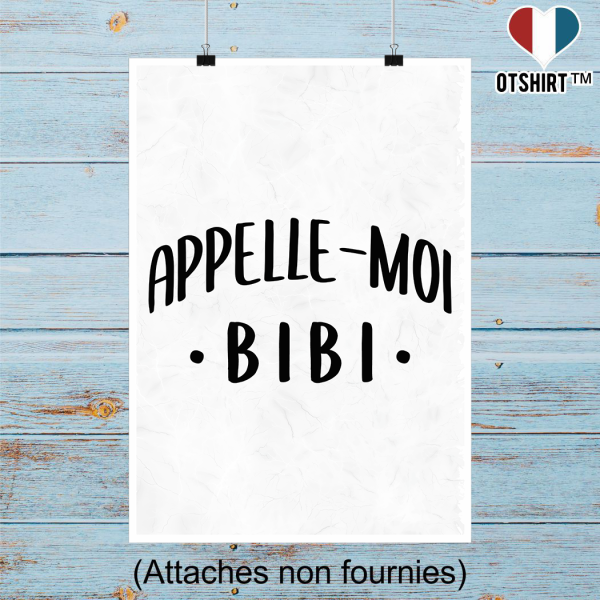 Affiche appelle moi bibi