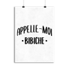 Affiche appelle moi bibiche