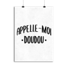 Affiche appelle moi doudou