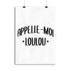 Affiche appelle moi loulou