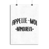 Affiche appelle moi namoureux